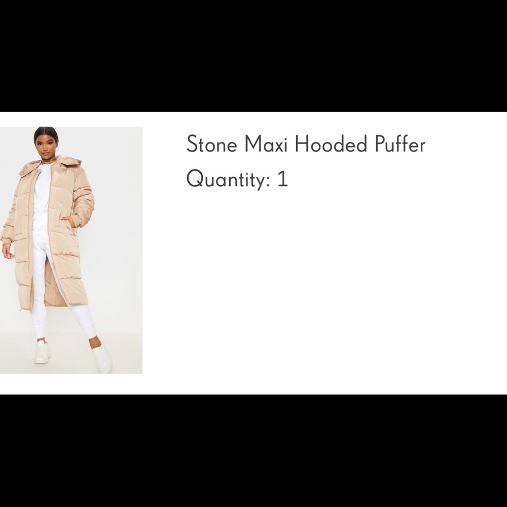 Oversized puffer coat